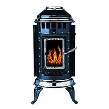 Thelin Parlour™ Wood Stove Cobalt Blue